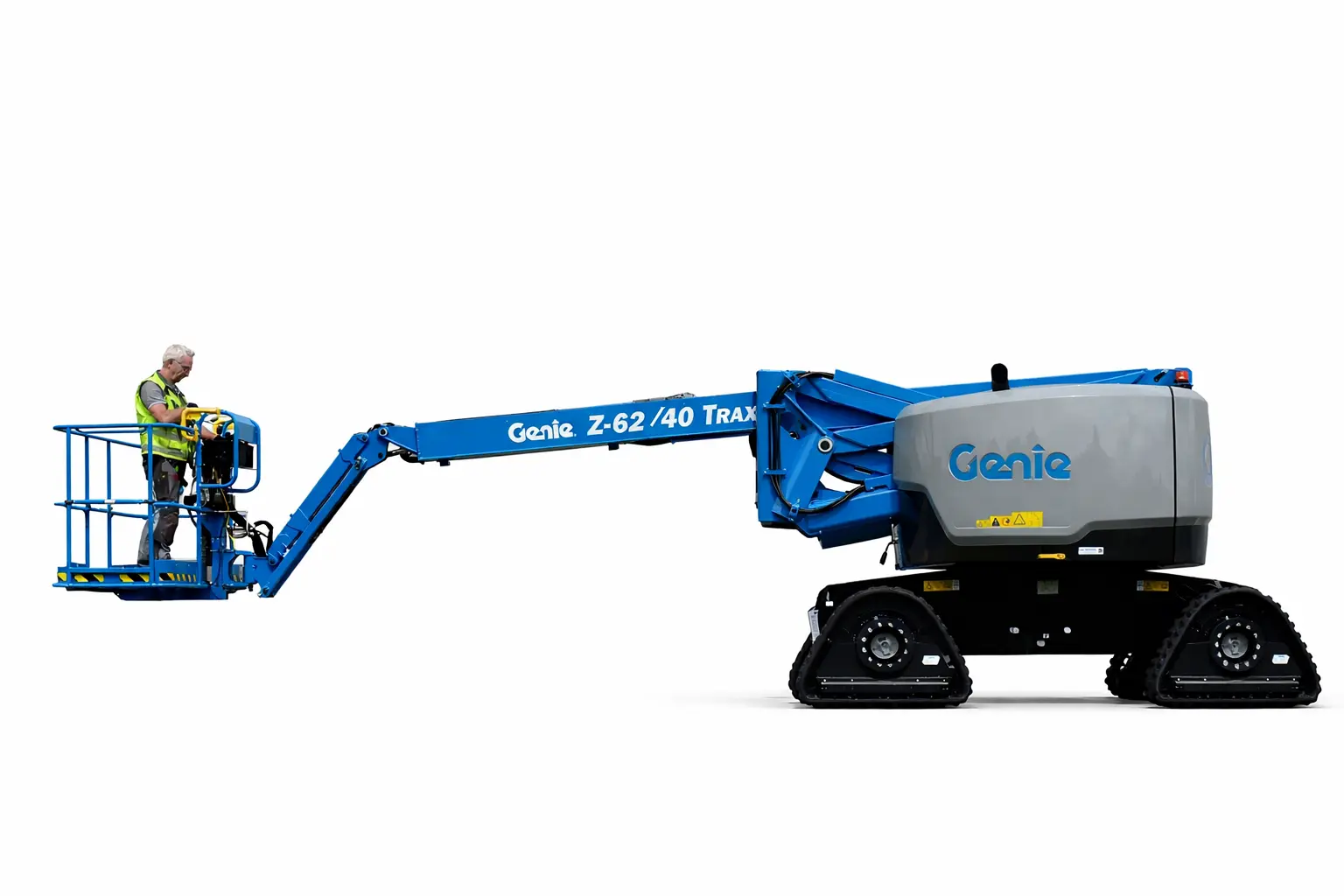 21 meter knik-arm TraX Genie · Z62/40 Trax