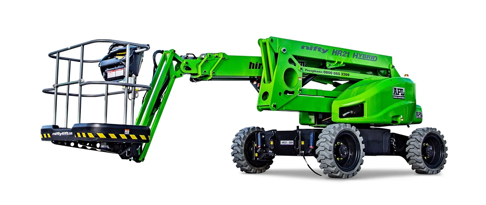 21 meter knik-arm hoogwerker Niftylift · HR21 Hybride