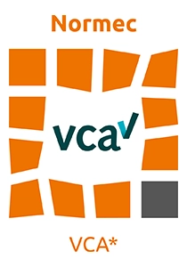 Oswalds Verhuur is via NORMEC VCA gecertificeerd.