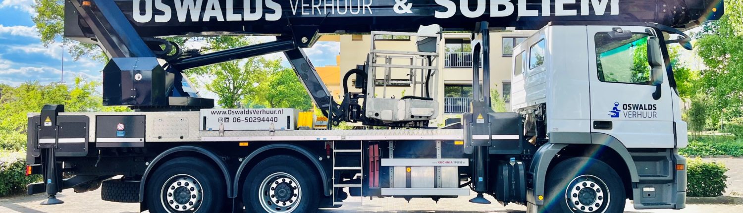 45 meter vrachtauto hoogwerker huren