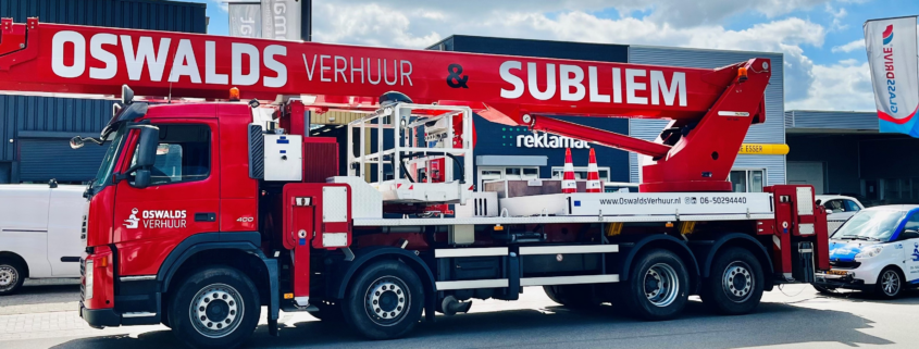 53 meter vrachtauto hoogwerker huren